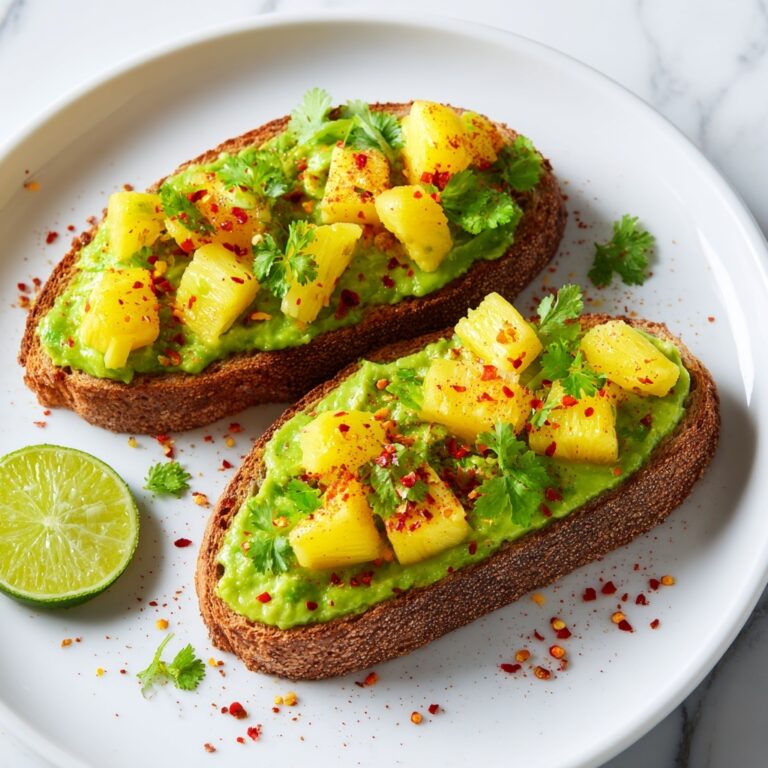 Tropical Avocado Toast Recipe