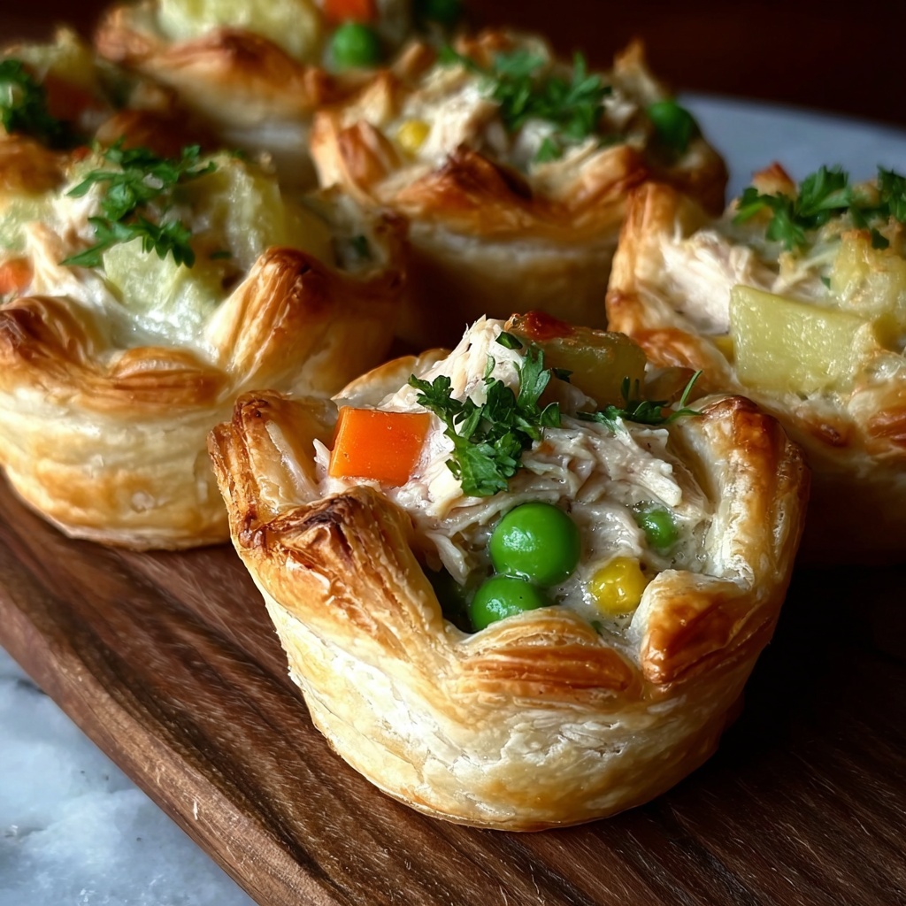 Mini Chicken Pot Pies Recipe - Recipe Image