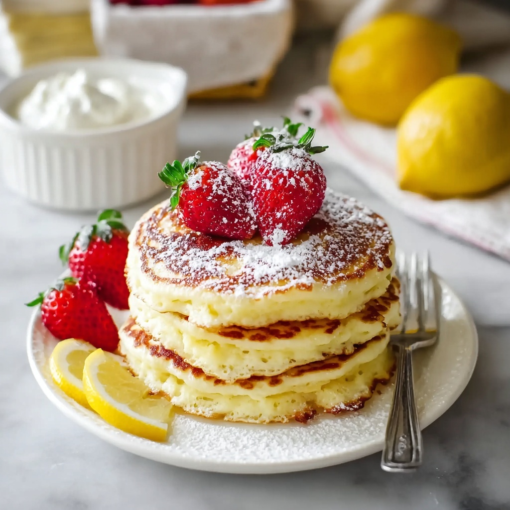 Cloud-like Lemon Soufflé Pancakes Recipe - Recipe Image