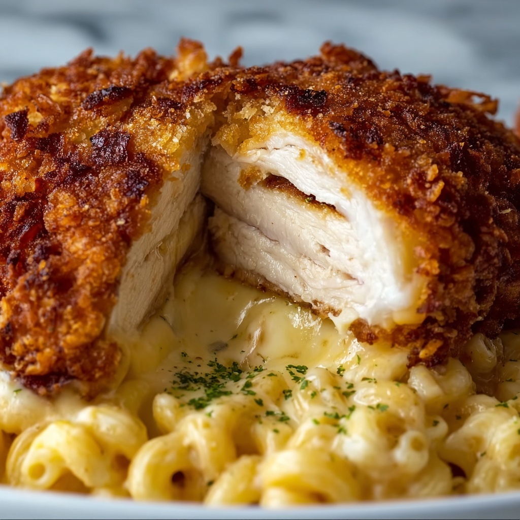 Southern Fried Chicken with Creamy Mac and Cheese Recipe - Recipe Image