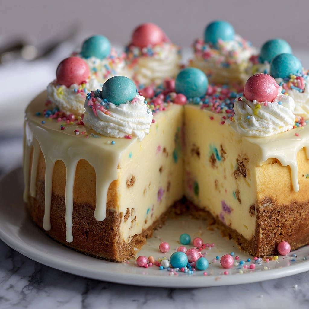 Sugar Cookie Cheesecake – Stephanie’s Sweet Treats Recipe - Recipe Image