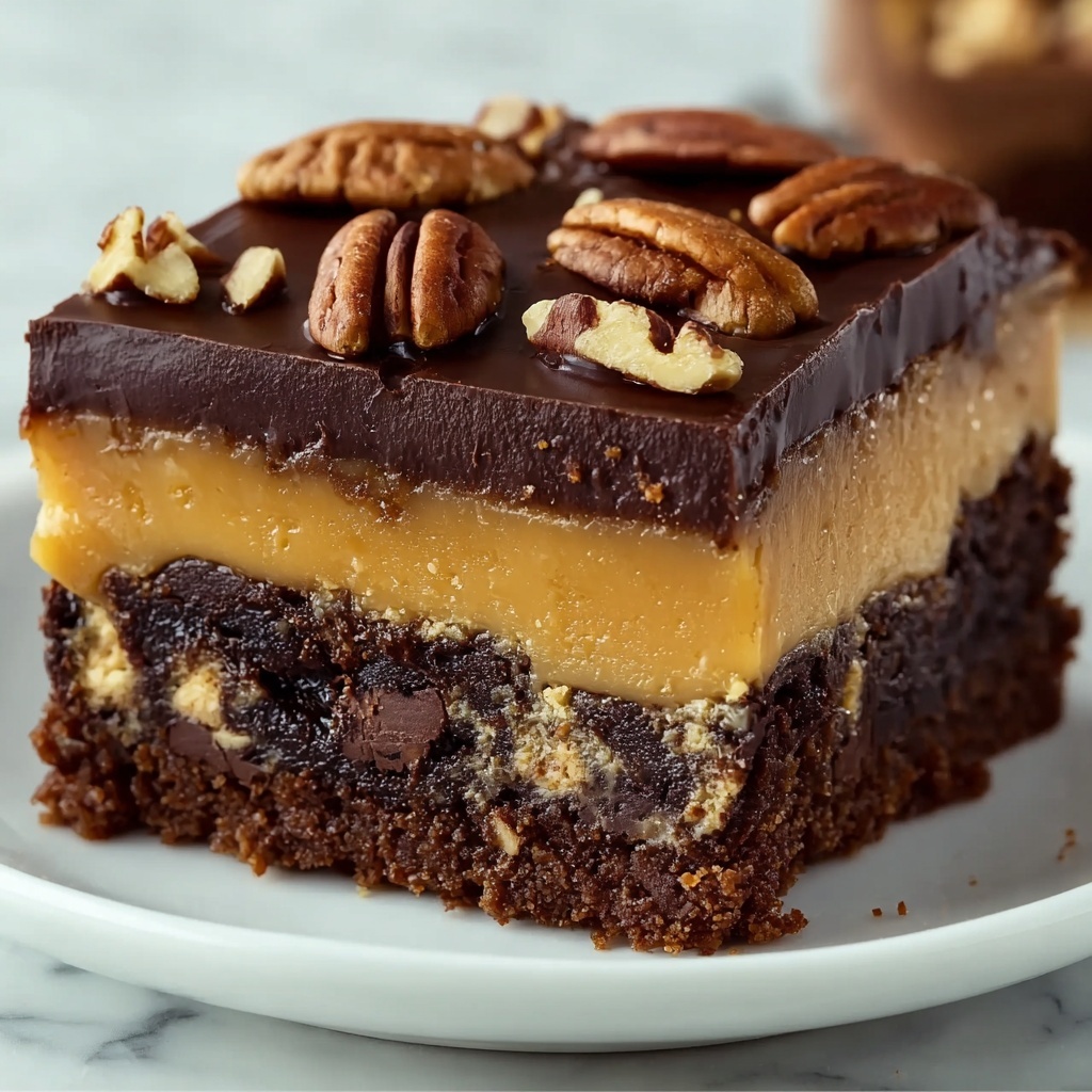 Chocolate Pecan Ooey Gooey Butter Cake Recipe - Recipe Image