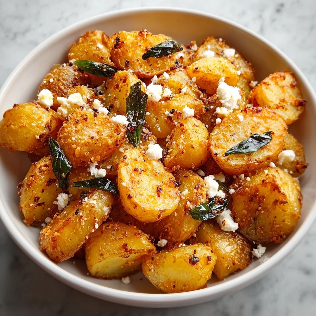 Greek Feta Roast Potatoes Recipe - Recipe Image