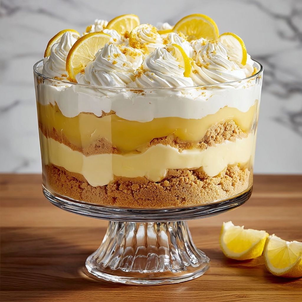 Outrageous Lemon Lovers Trifle Recipe - Recipe Image