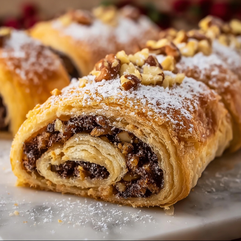 Italian Nut Roll Cookies Recipe - Recipe Image