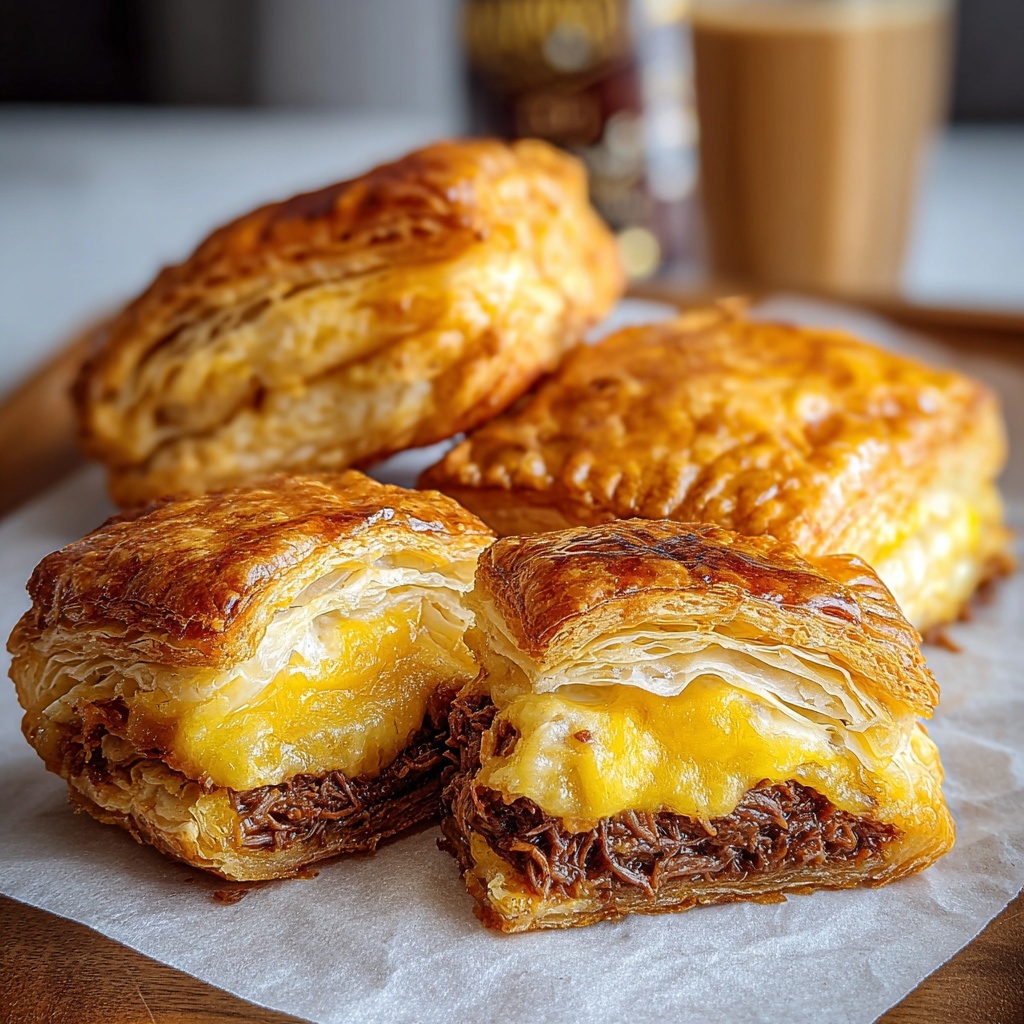 Brisket & Smoked Cheese Pies Recipe - Recipe Image