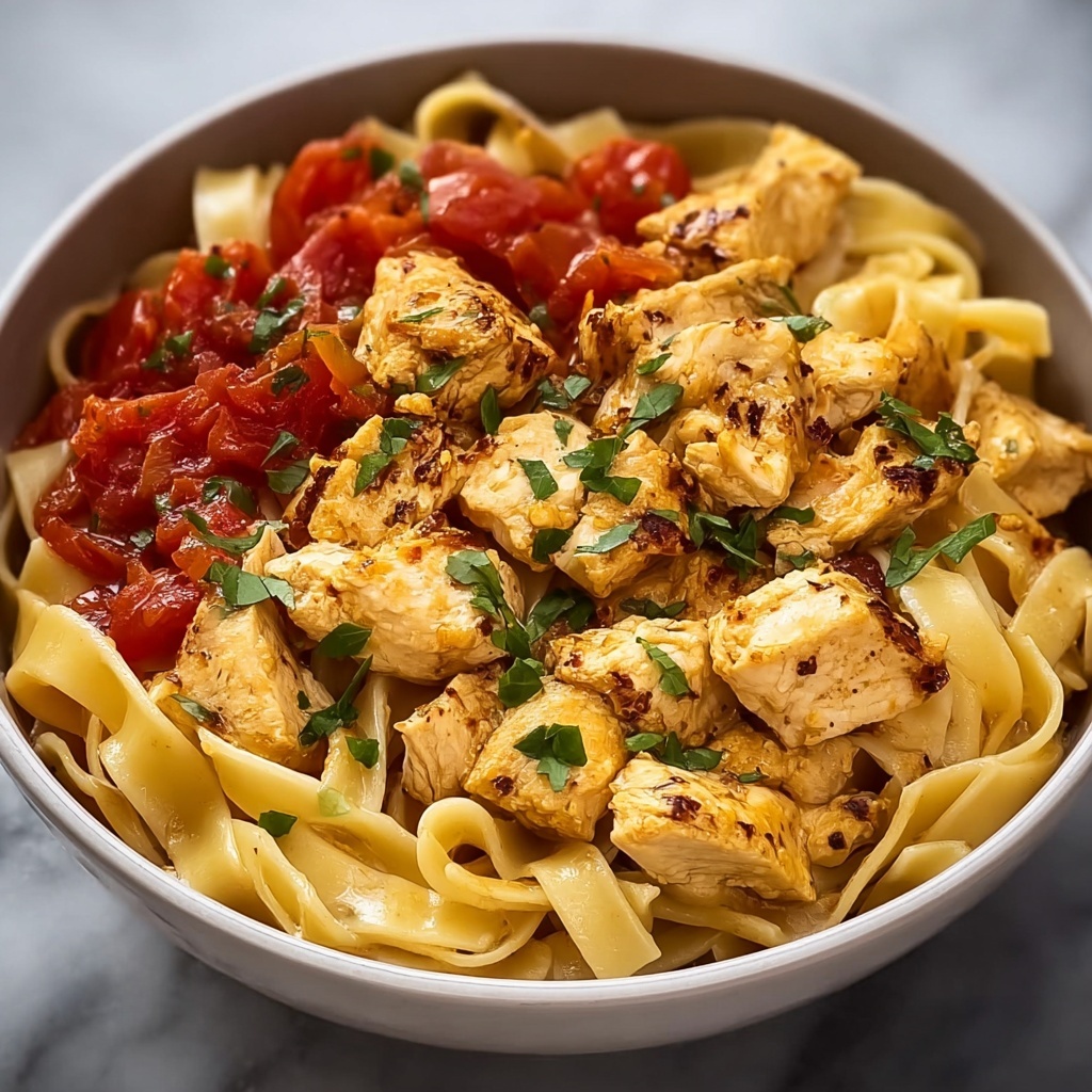 Tuscan Chicken Pasta Recipe - Recipe Image