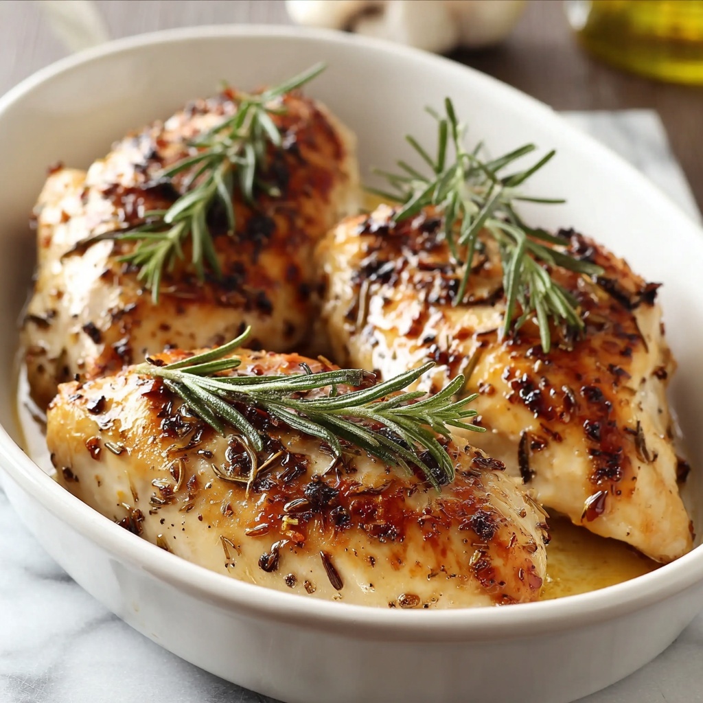 Heart-Healthy Rosemary Chicken Dijon Recipe - Recipe Image