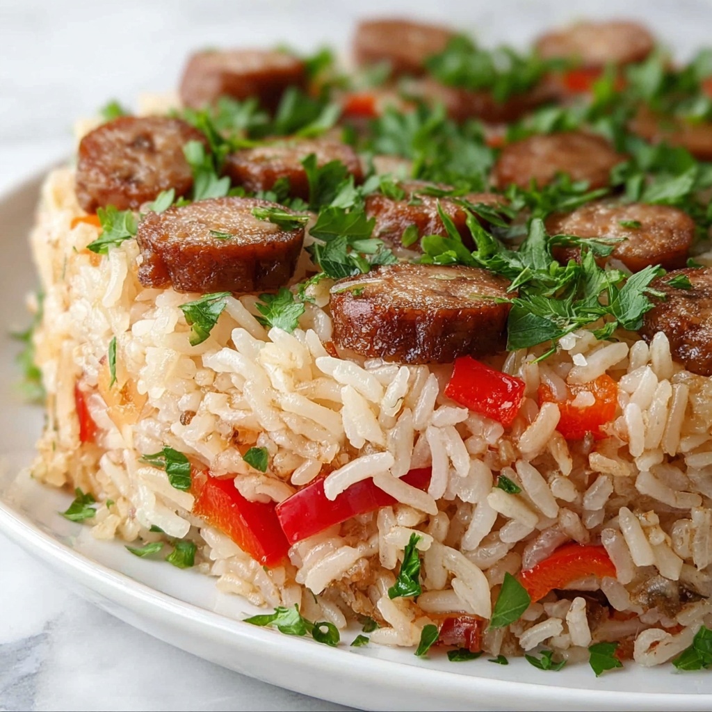 Rice and Italian Sausage Skillet Recipe - Recipe Image