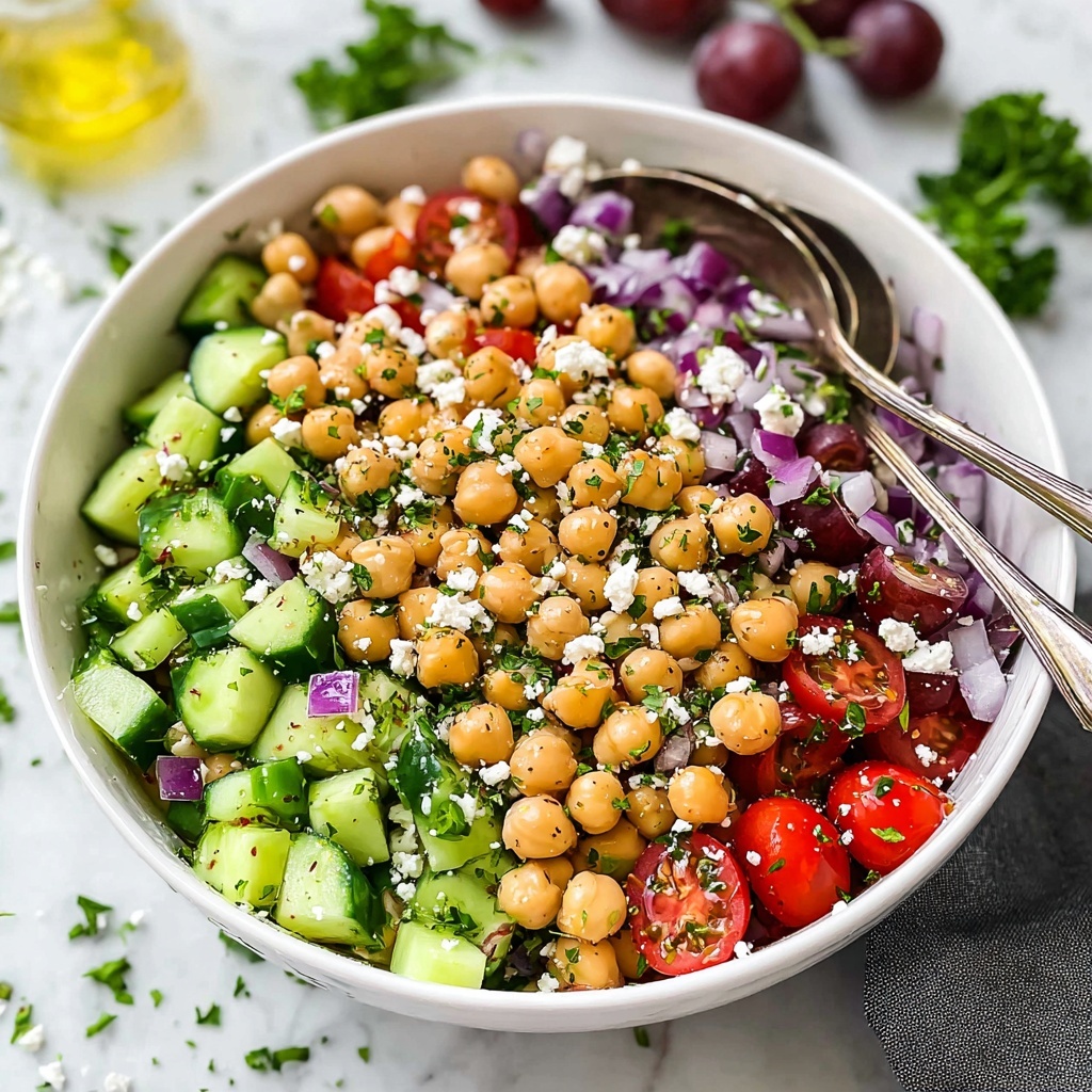 Mediterranean Chickpea Salad Recipe - Recipe Image
