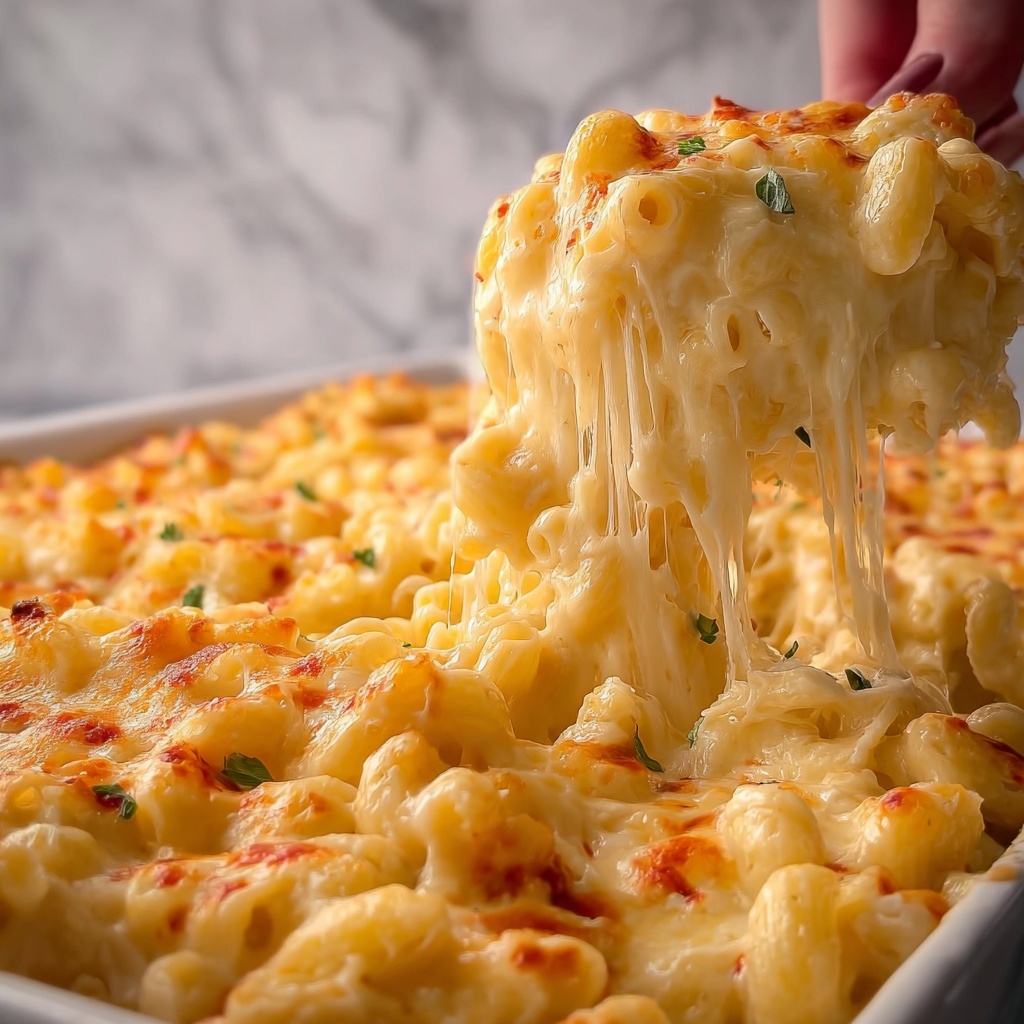 Five Cheese Baked Mac & Cheese Recipe - Recipe Image