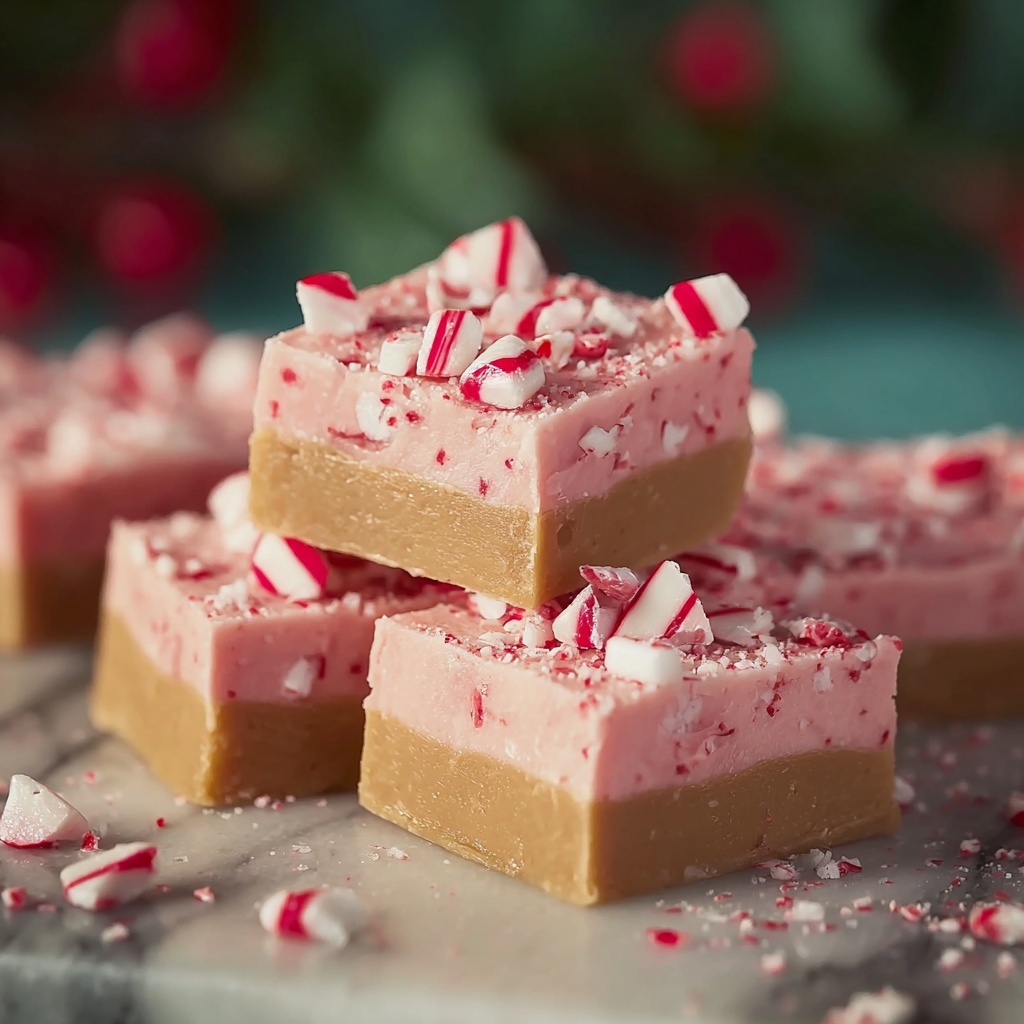 The Joy of Candy Cane Fudge Recipe - Recipe Image