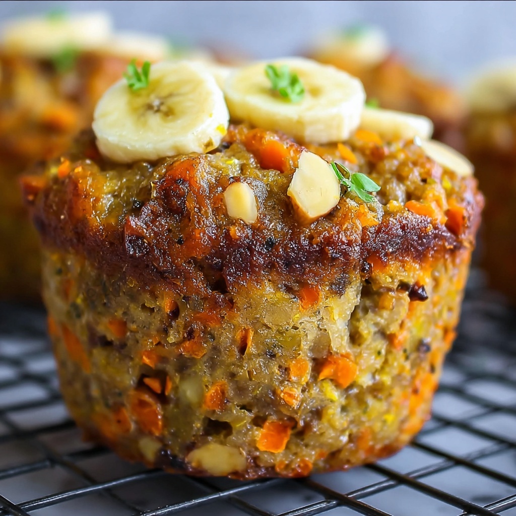 Morning Glory Banana Carrot Muffins Recipe - Recipe Image
