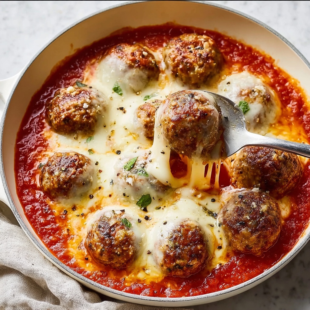Baked Chicken Parmesan Meatballs Recipe - Recipe Image