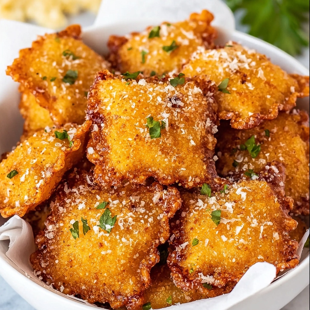 Fried Cheese Ravioli Recipe - Recipe Image