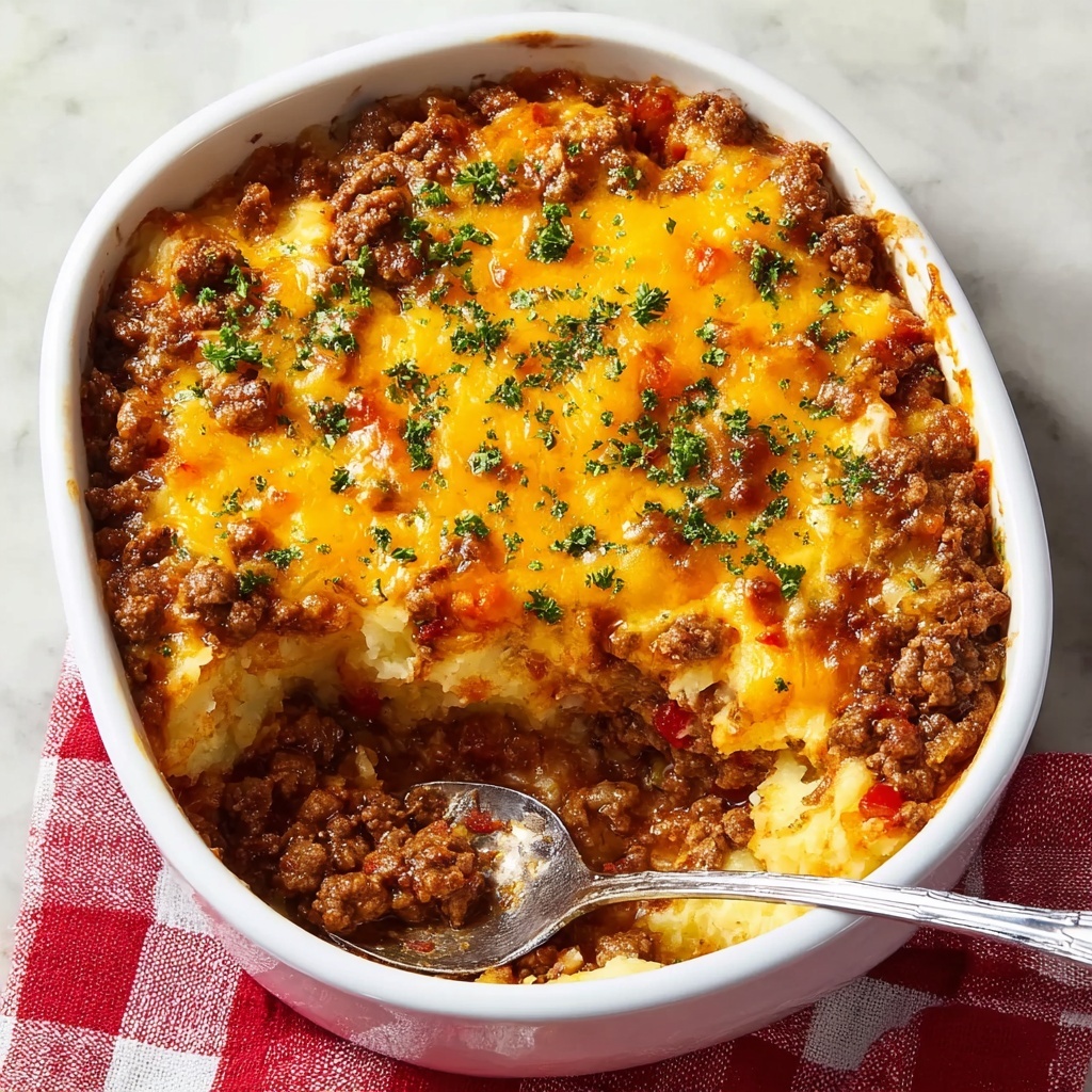 Keto Cheeseburger Casserole Recipe - Recipe Image