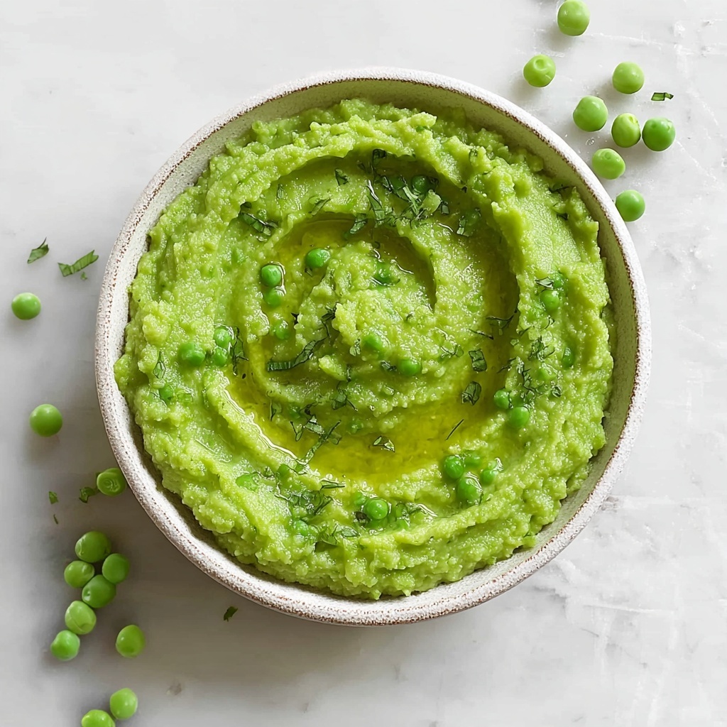 Mashed Peas with Mint and Green Onions Recipe - Recipe Image