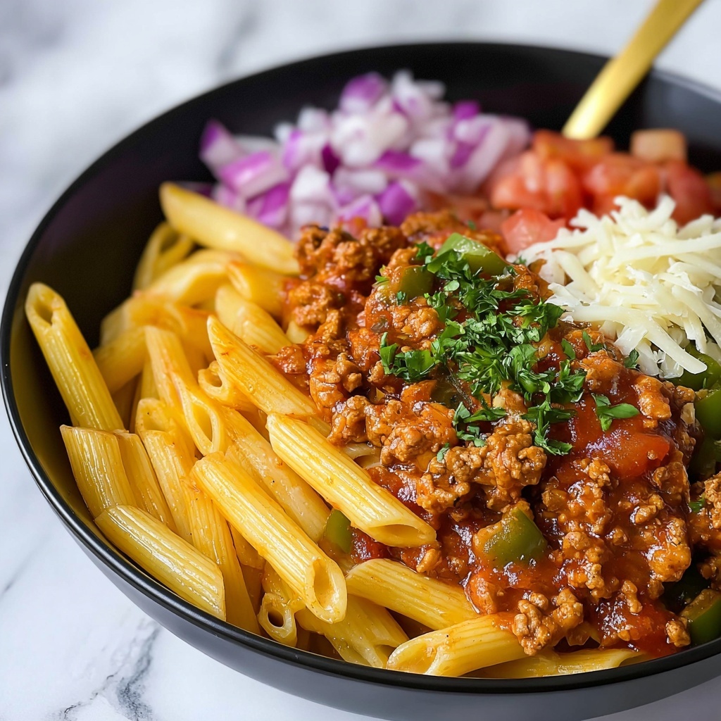 Instant Pot Enchilada Pasta with Stovetop Instructions Recipe - Recipe Image