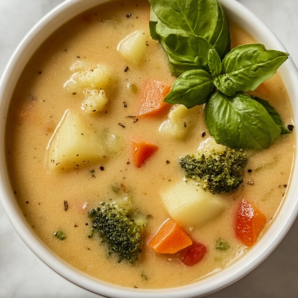Easy Cheesy Vegetable Chowder Recipe - Recipe Image