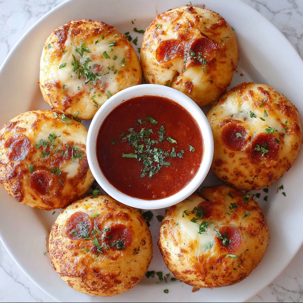 Pepperoni Pizza Bombs Recipe - Recipe Image