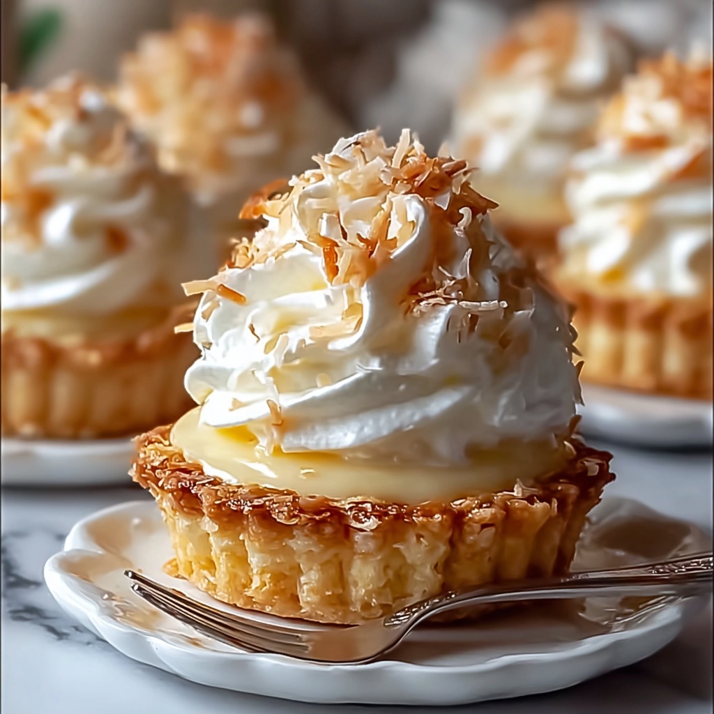Mini Coconut Cream Pies Recipe - Recipe Image