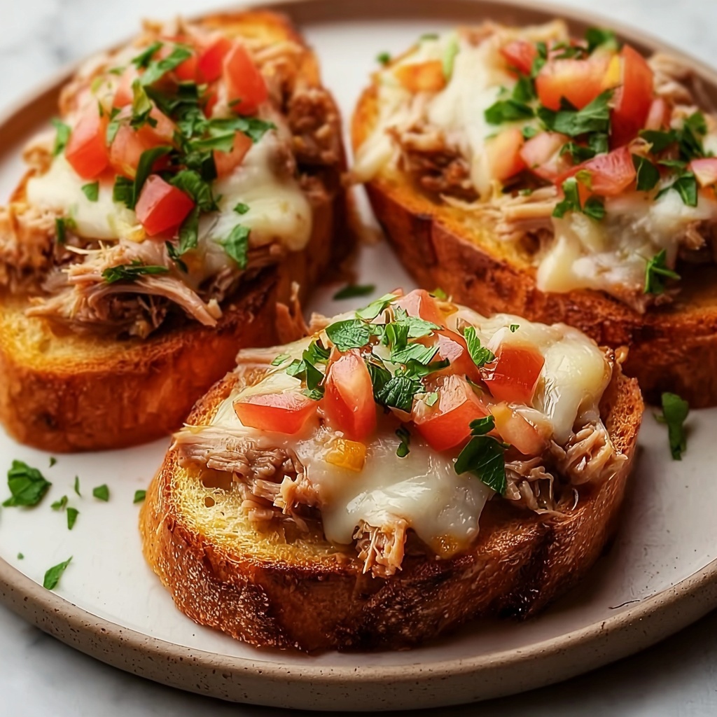 Tuna Melt Bruschetta Recipe - Recipe Image