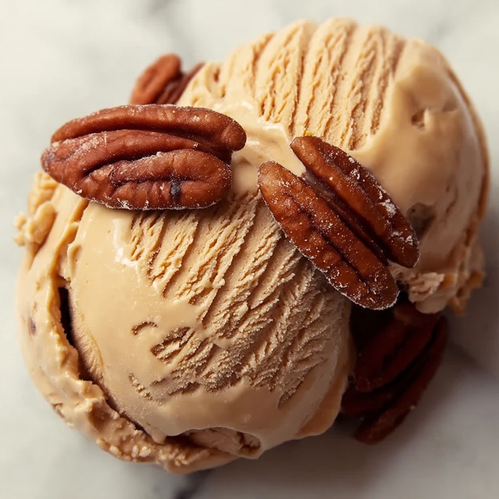Pumpkin Pecan Frozen Yogurt Recipe - Recipe Image