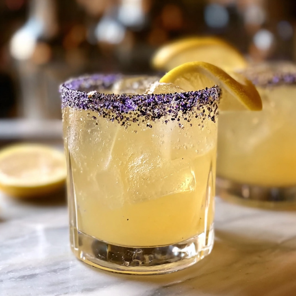 Lemon Lavender Margaritas Recipe - Recipe Image