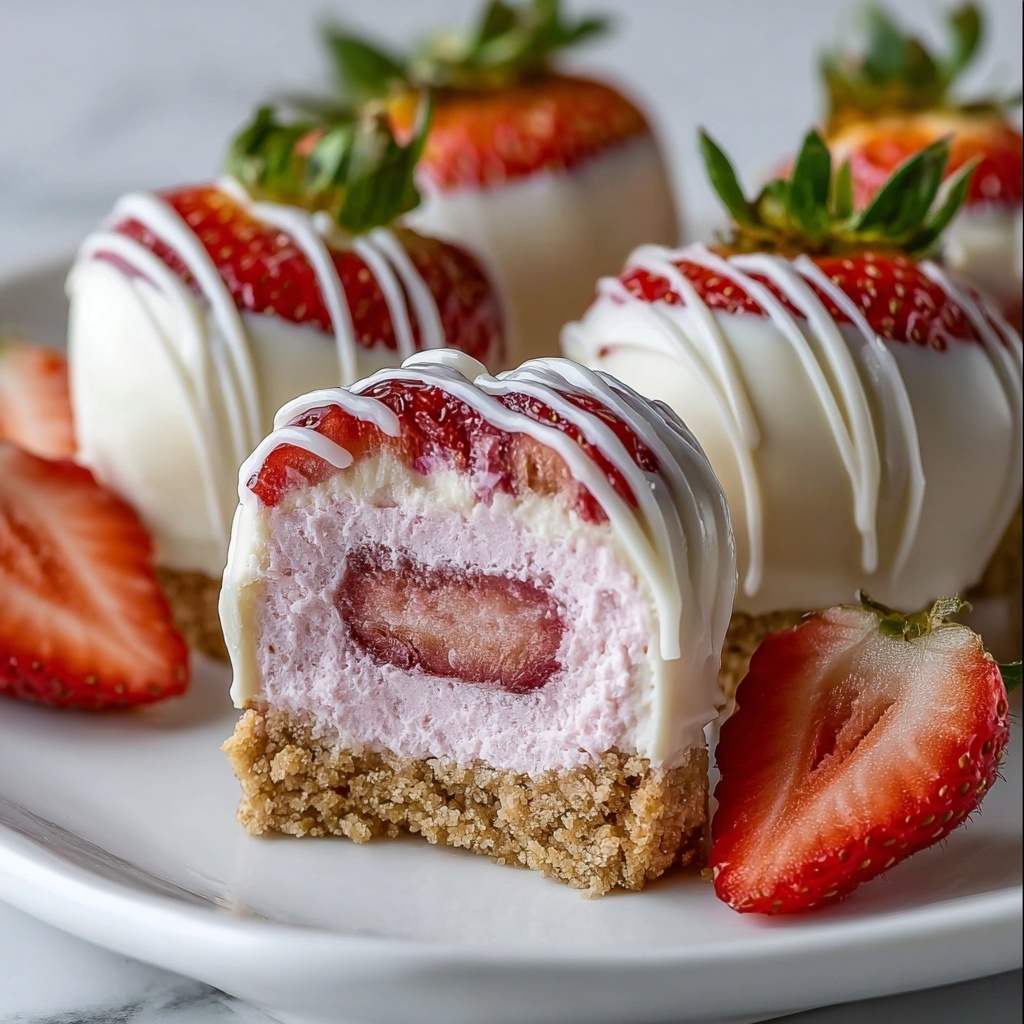 Strawberry Cheesecake Bites: The Perfect No-Bake Dessert Recipe - Recipe Image