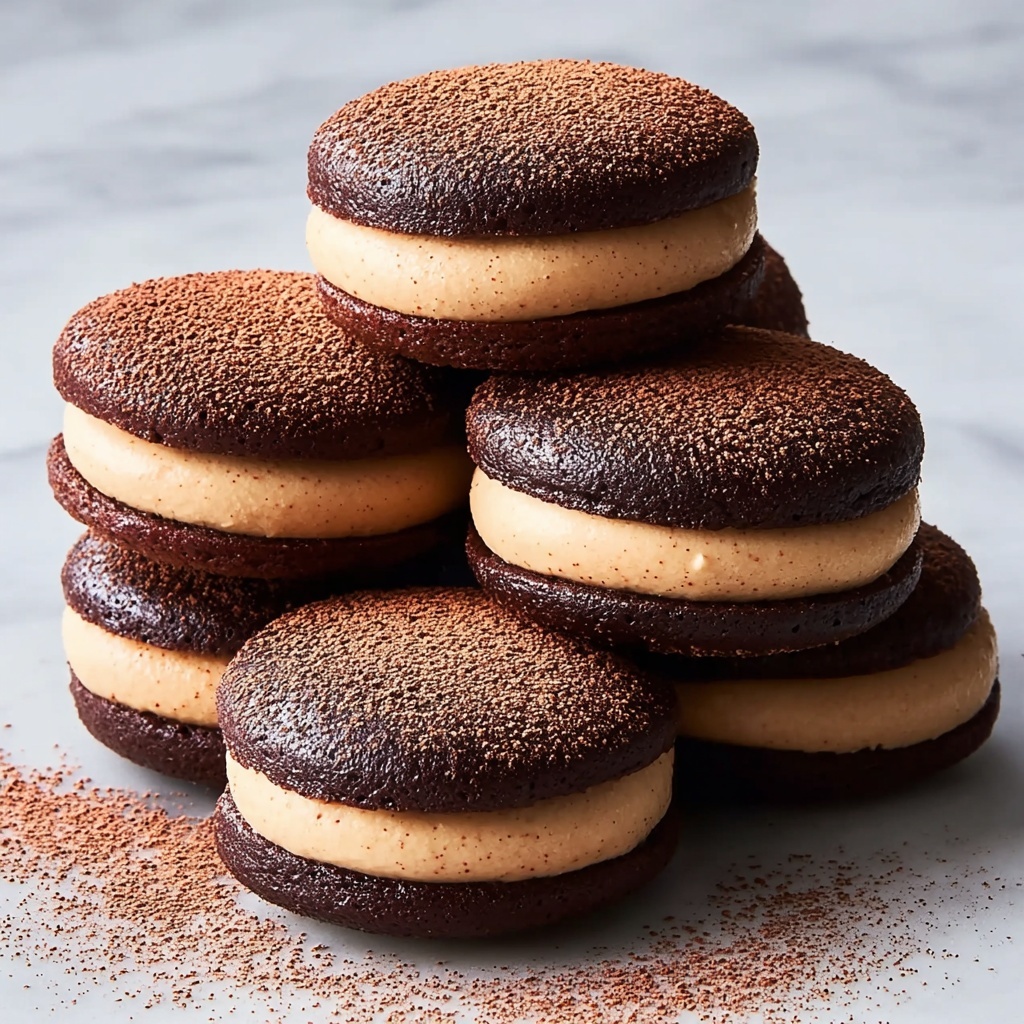 Chocolate Coffee Tiramisu Whoopie Pies Recipe - Recipe Image