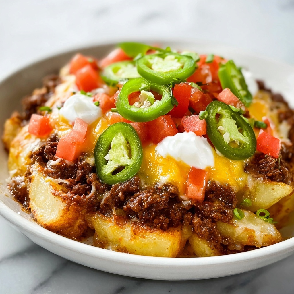 Cheeseburger Tater Tot Nachos Recipe - Recipe Image