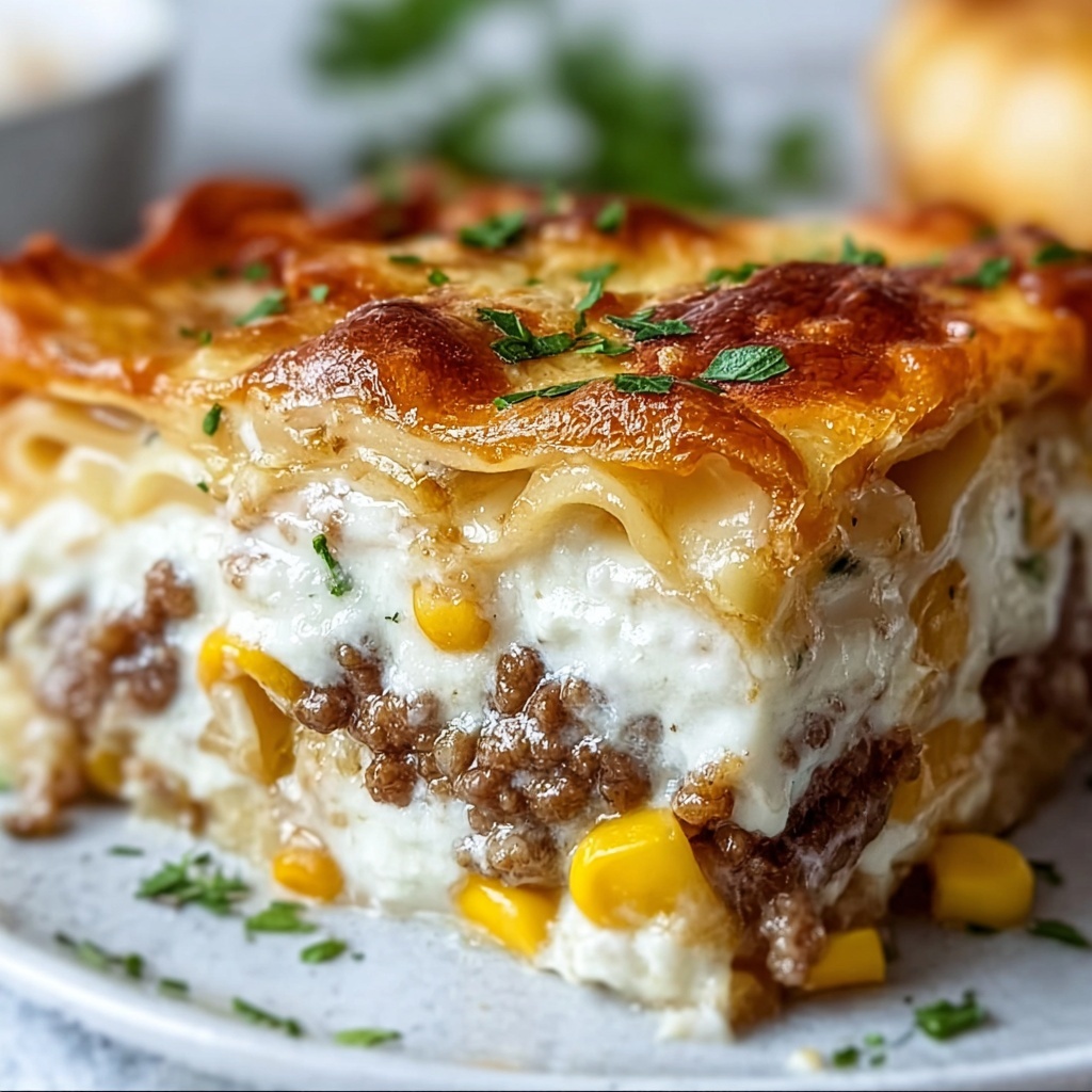 Creamy Layered John Wayne Casserole Recipe - Recipe Image