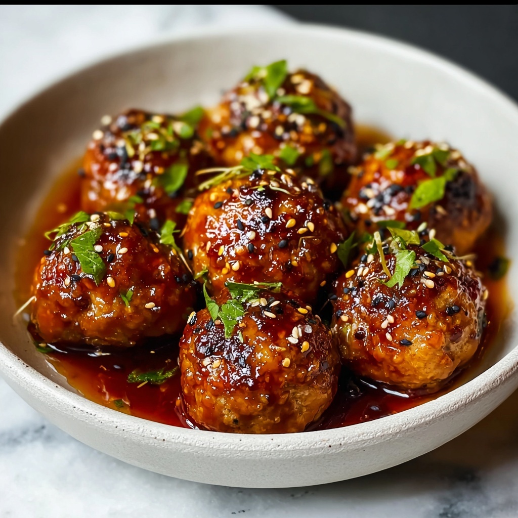Honey Garlic Turkey Meatballs Recipe - Recipe Image