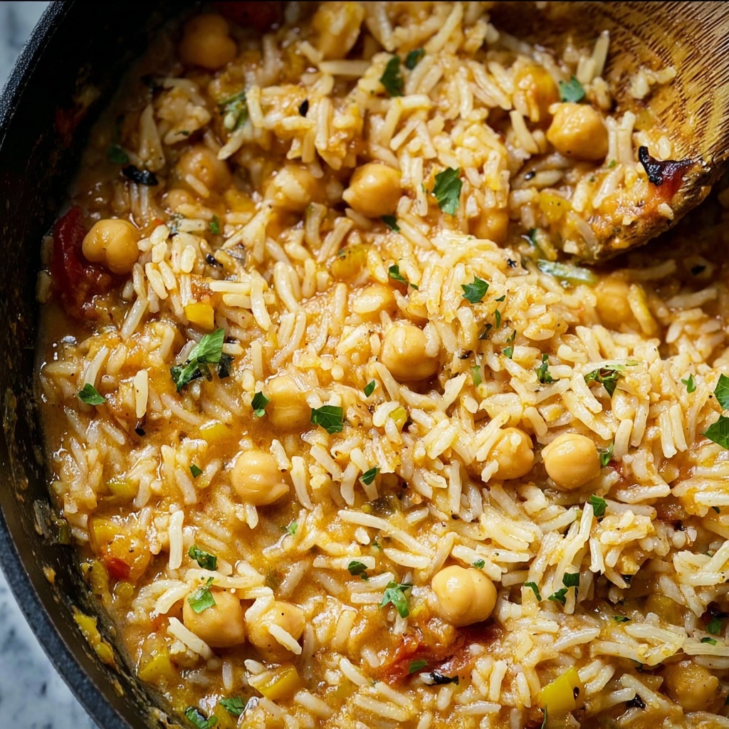 One Pot Chickpea Orzo Recipe - Recipe Image
