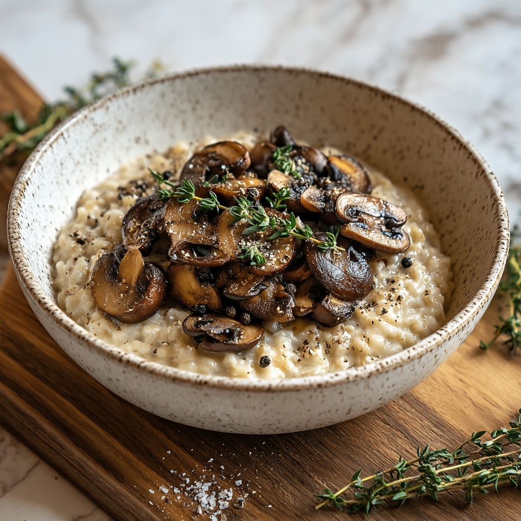 The Best Mushroom Risotto Recipe - Recipe Image
