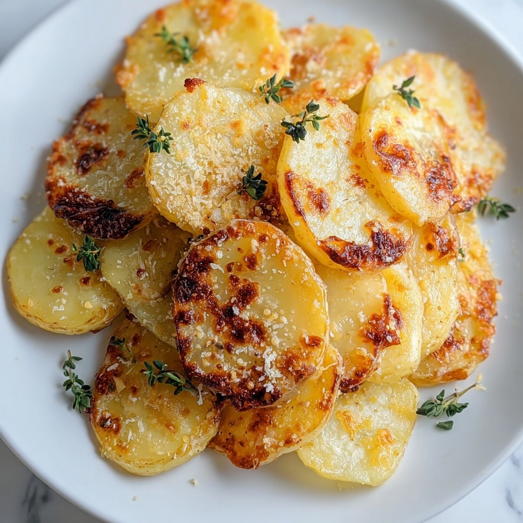 Parmesan Crusted Potatoes Recipe - Recipe Image