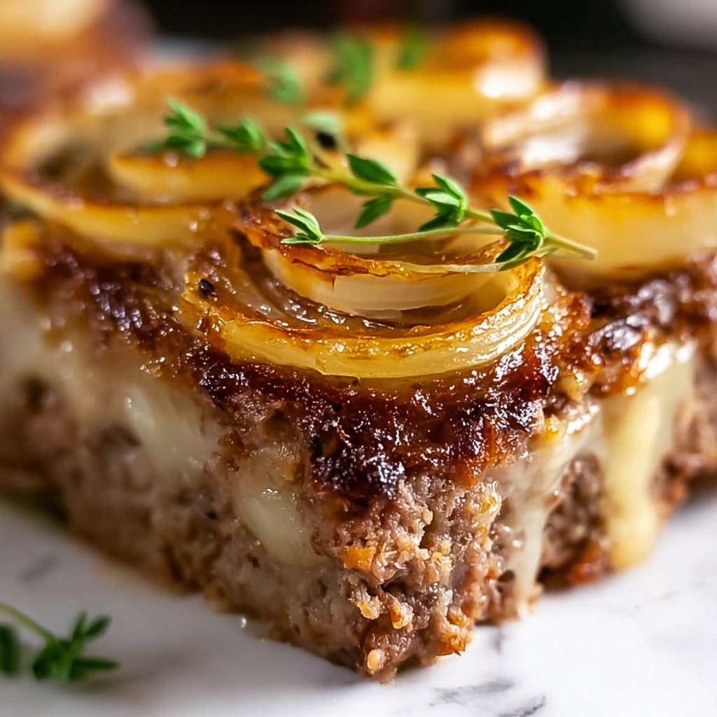 French Onion Meatloaf Recipe - Recipe Image