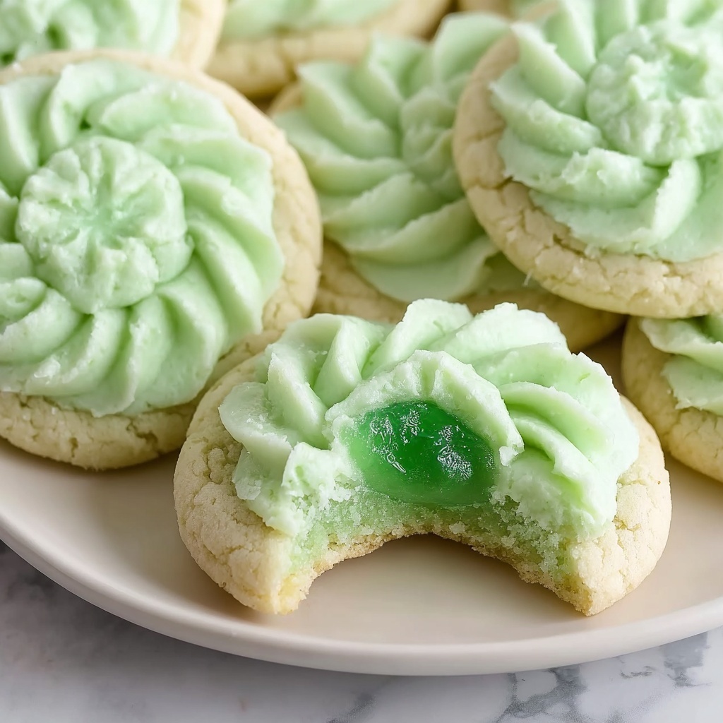Easy Lime Jello Sugar Cookies with Lime Cream Cheese Frosting Recipe - Recipe Image
