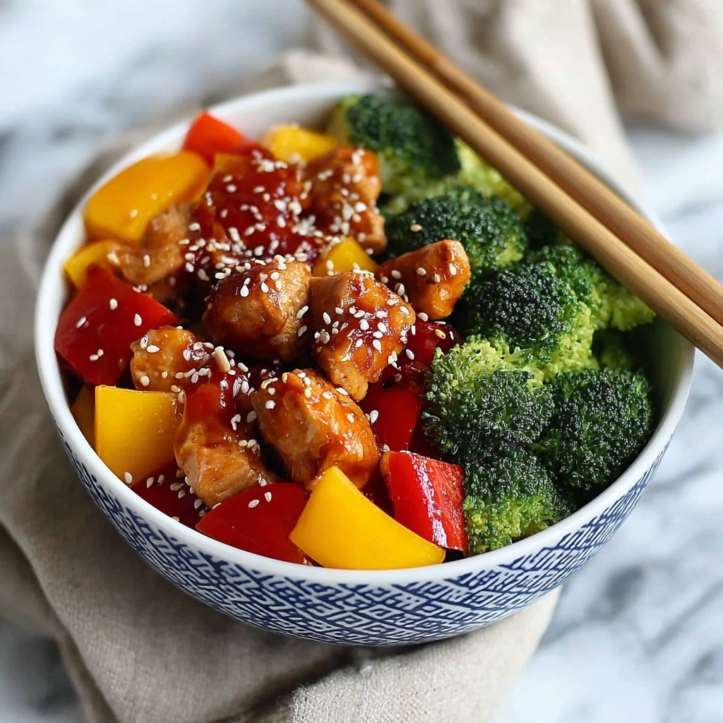 Chicken Stir Fry with Vegetables and Honey Soy Sauce Recipe - Recipe Image