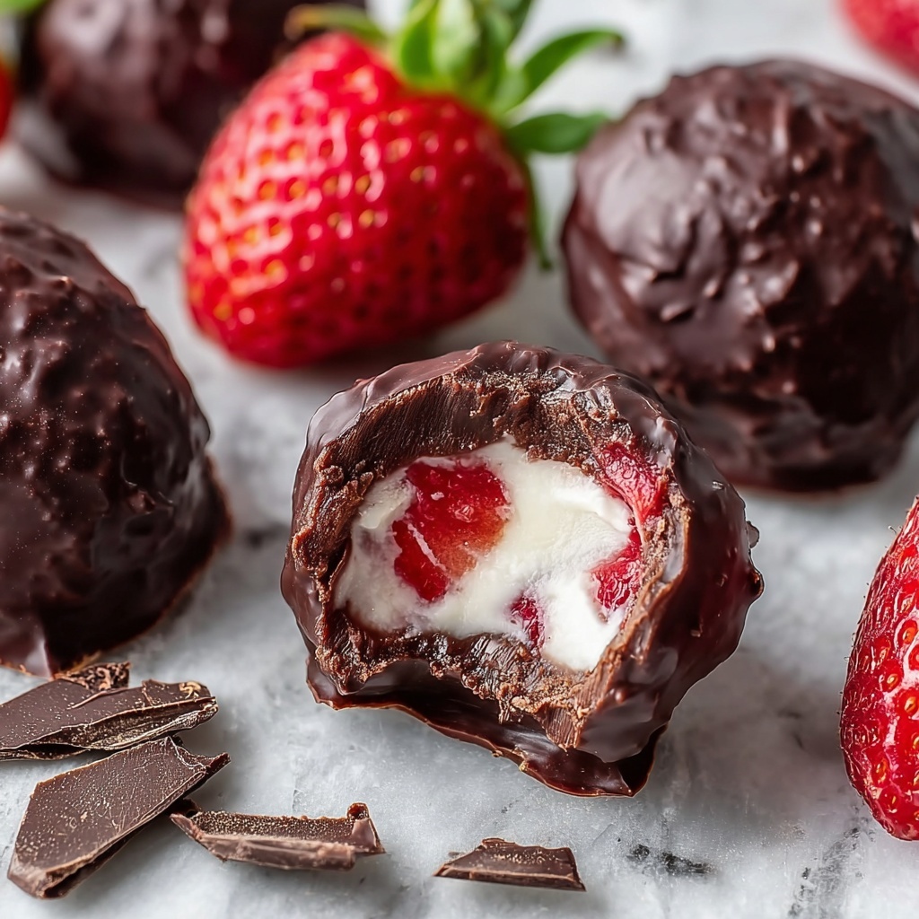 Chocolate-Covered Strawberry Yogurt Clusters Recipe - Recipe Image