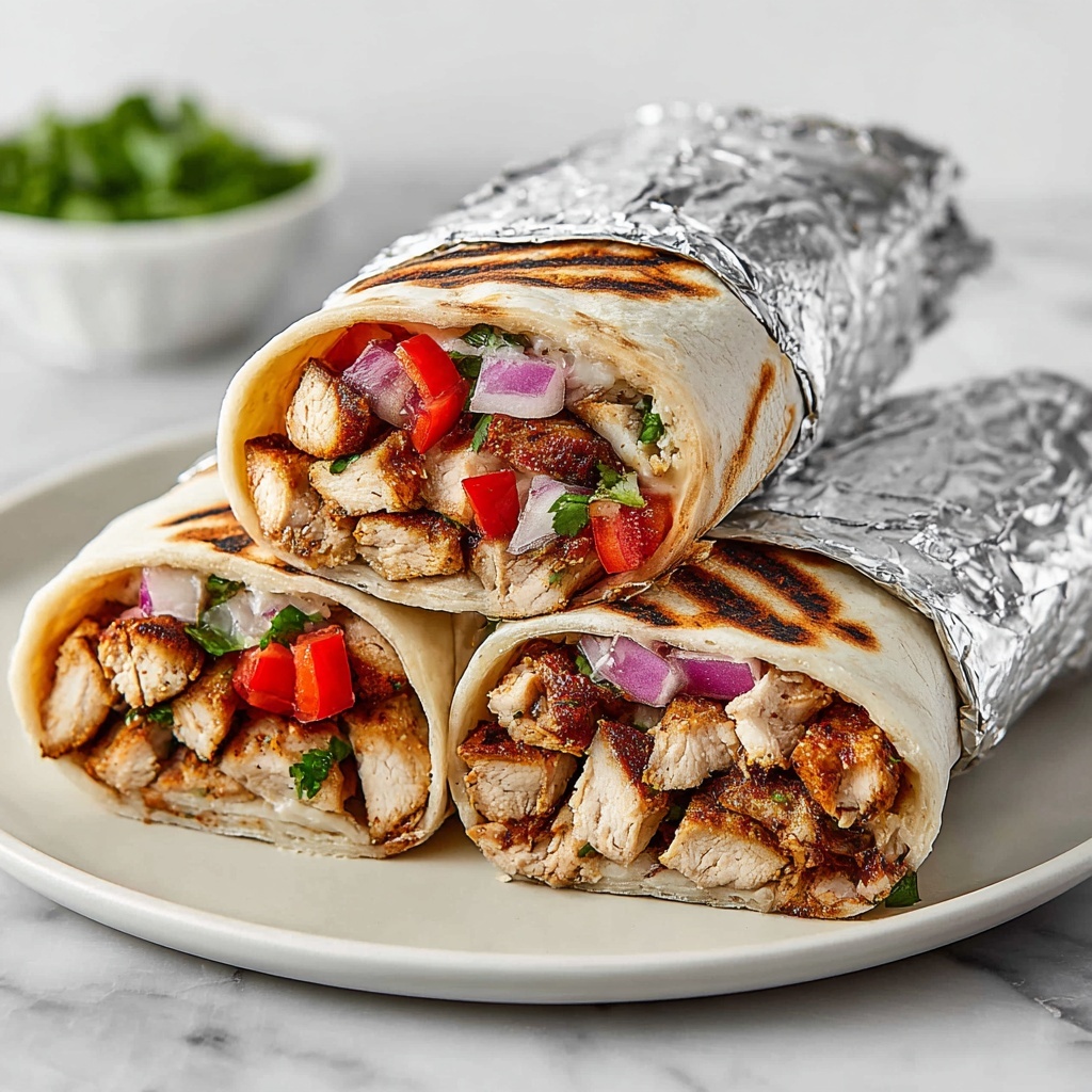 Grilled Chicken Gyro Wraps Recipe - Recipe Image