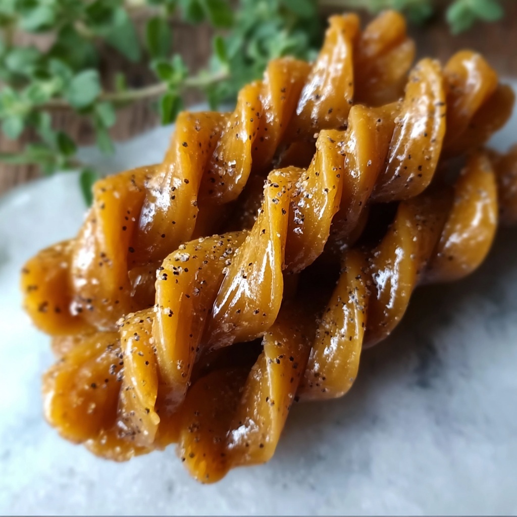 Peanut Butter and Pumpkin Chew Twists for Dogs Recipe - Recipe Image