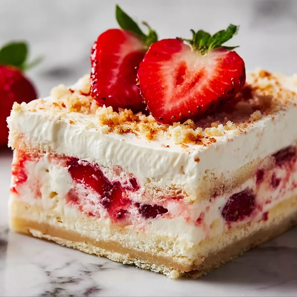Strawberry Lasagna Recipe - Recipe Image