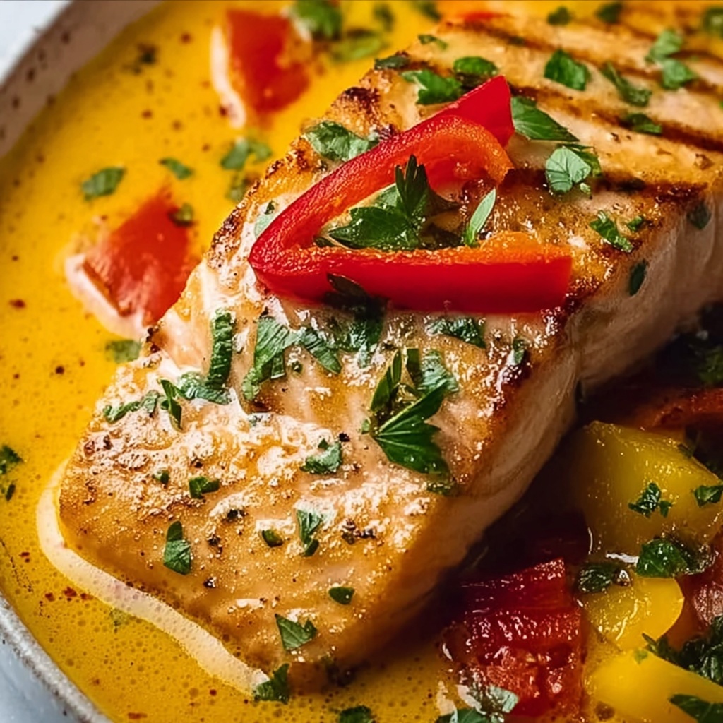 Salmon Coconut Milk Curry Recipe - Recipe Image