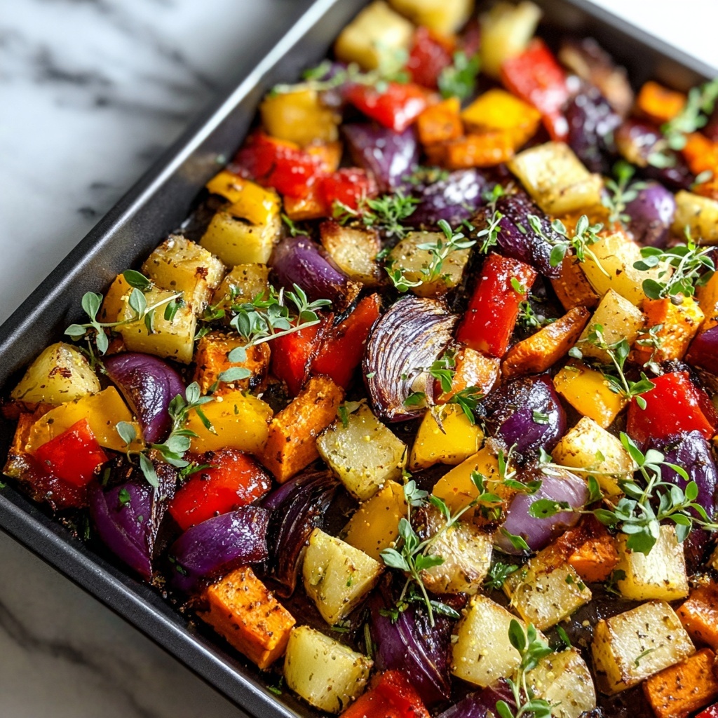 Hearty Sheet Pan Veggies Recipe - Recipe Image