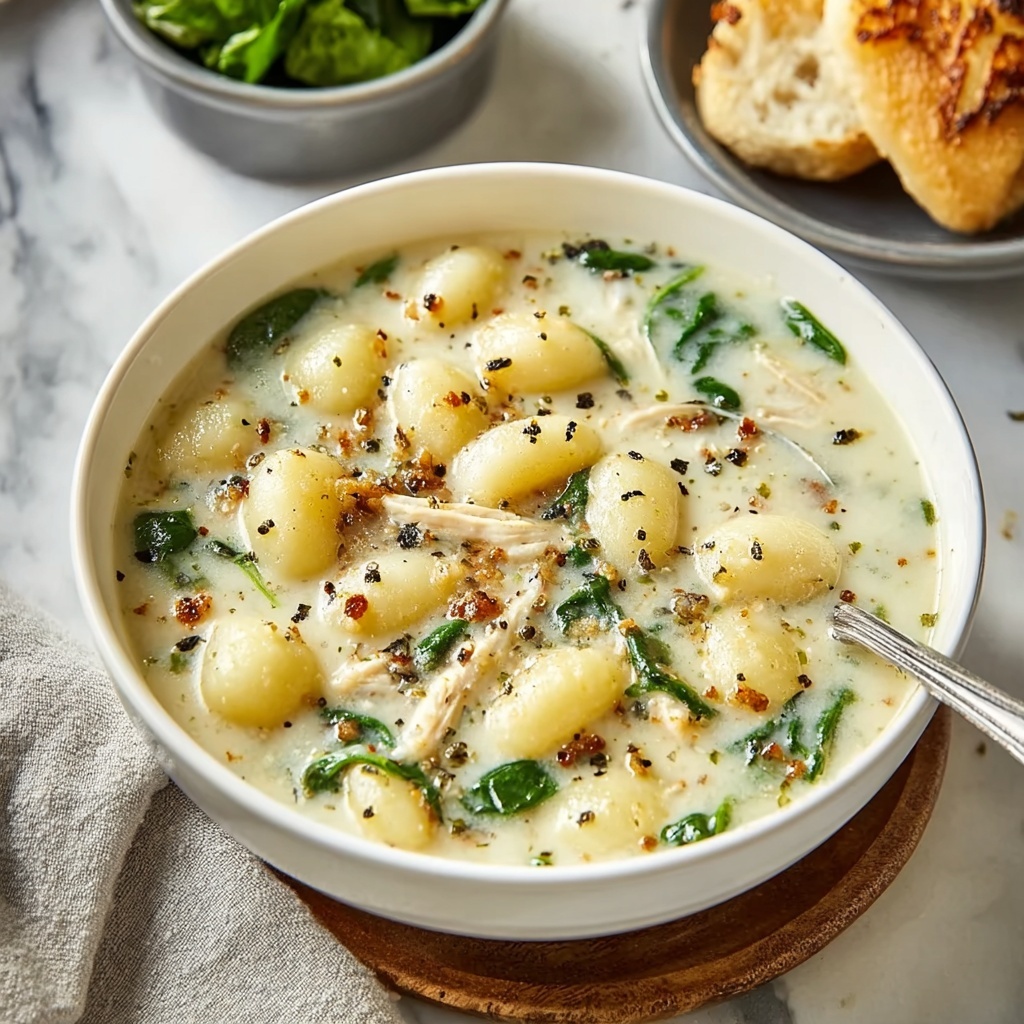 Better Than Olive Garden Chicken Gnocchi Soup Recipe - Recipe Image