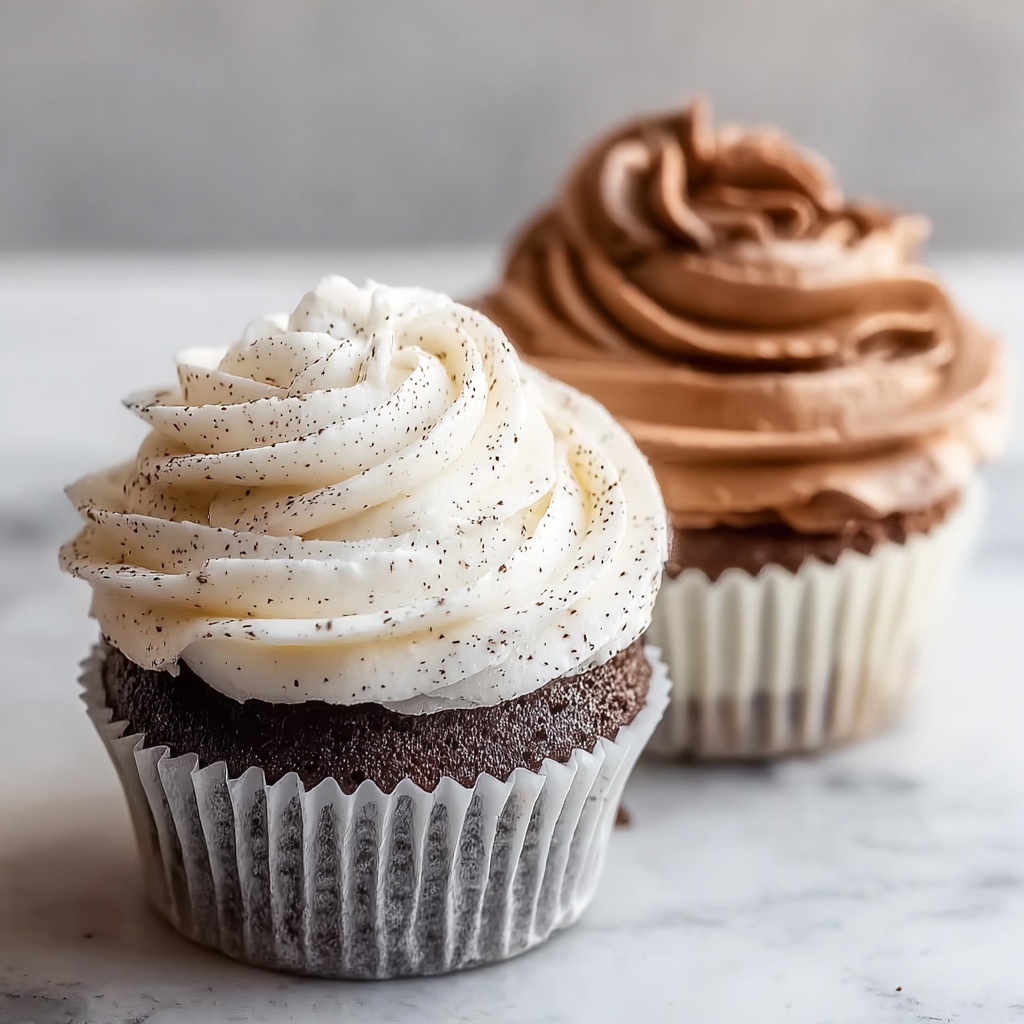 Buttercream Icing for Cupcakes (Vanilla and Chocolate) Recipe - Recipe Image