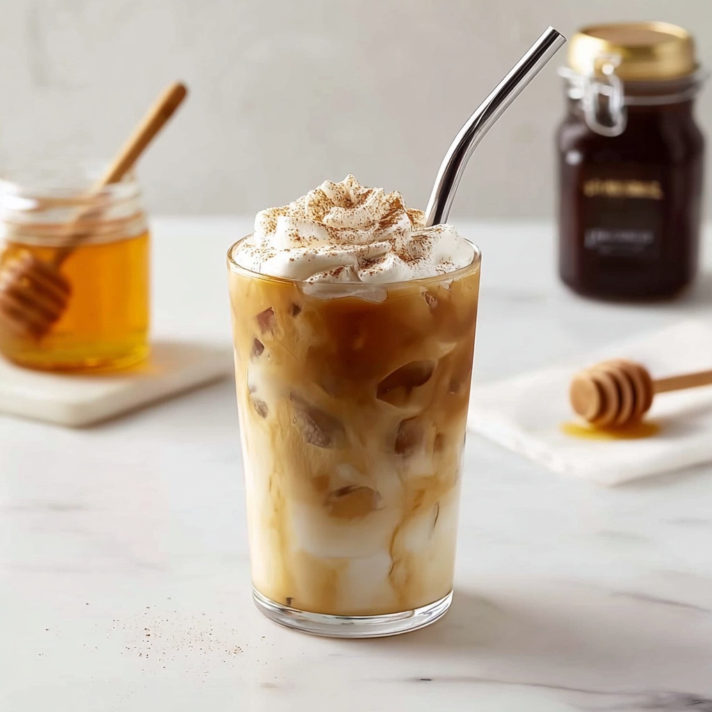 Iced Honey Cinnamon Latte Recipe - Recipe Image