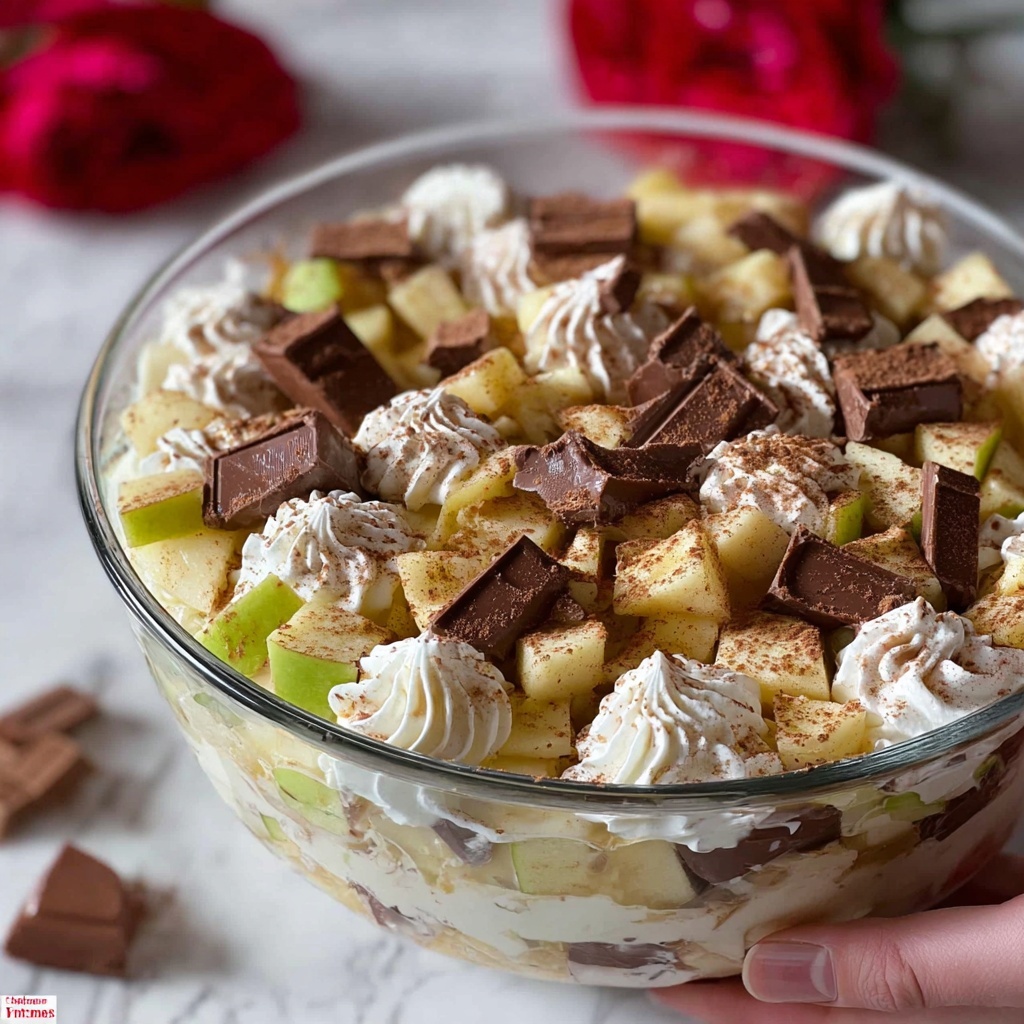 Snickers Apple Salad Recipe - Recipe Image