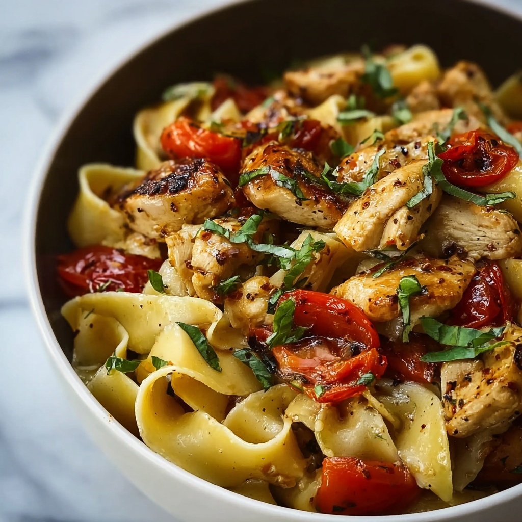 Tuscan Chicken Pasta Recipe - Recipe Image